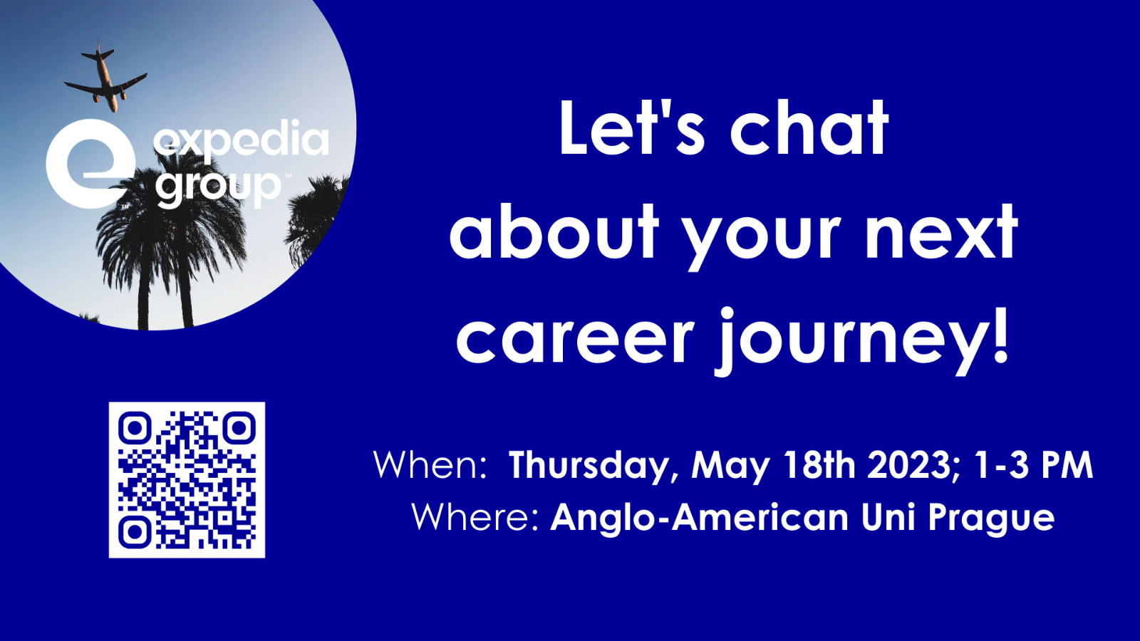 Expedia Group on AAU campus Let's chat about your next career journey